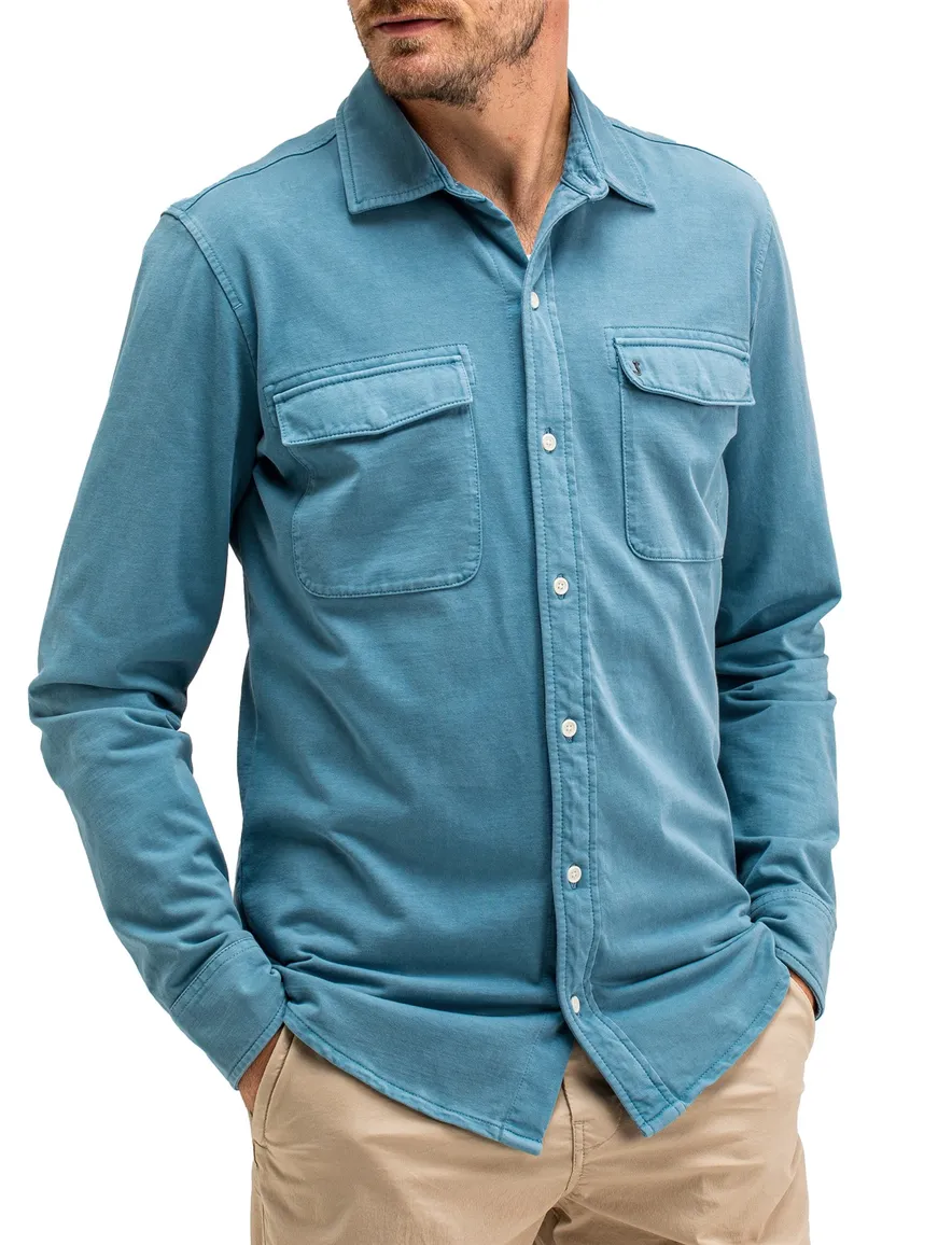 Butcher of Blue overshirt blauw