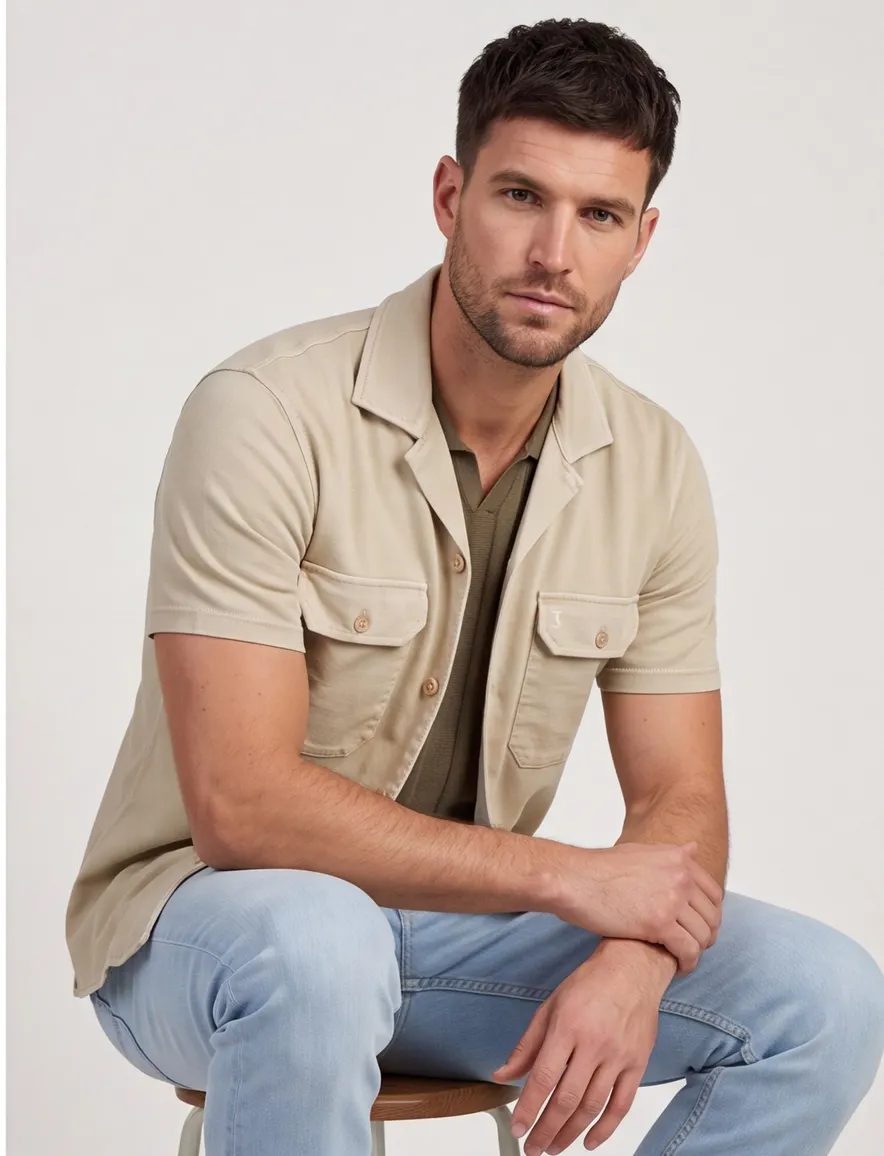 Butcher of Blue overshirts beige