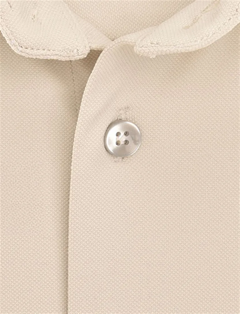 overhemd mouwlengte 7 John Miller beige effen
