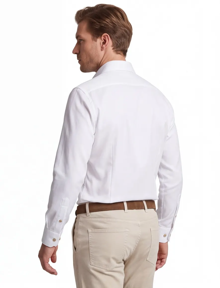 Ledub overhemd Modern Fit wit