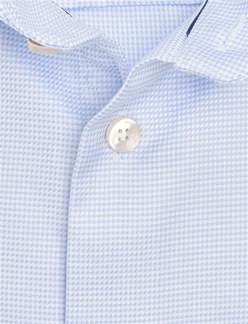business overhemd John Miller Tailored Fit lichtblauw 100% katoen