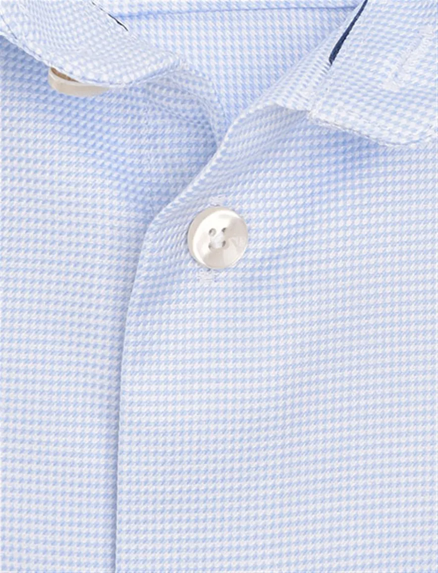 John Miller Tailored Fit business overhemd lichtblauw effen