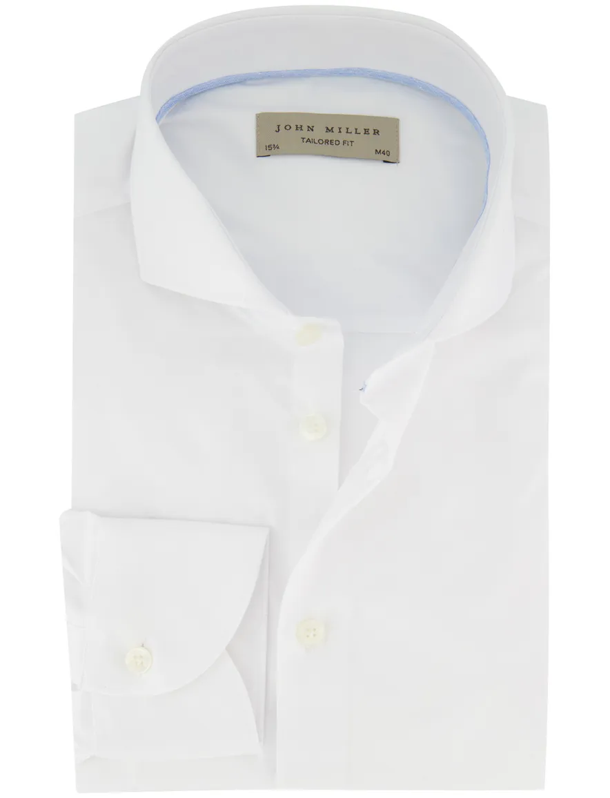 John Miller overhemd Tailored Fit wit
