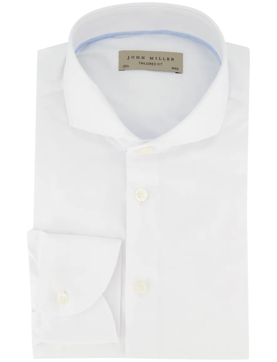 John Miller overhemd Tailored Fit wit