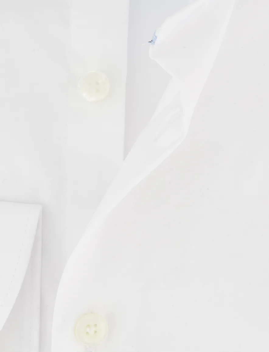 John Miller overhemd Tailored Fit wit