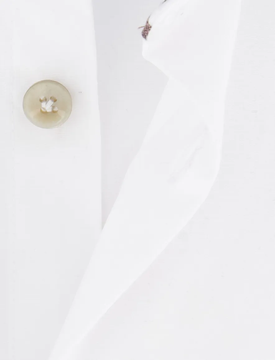 John Miller overhemd spierwit Tailored Fit