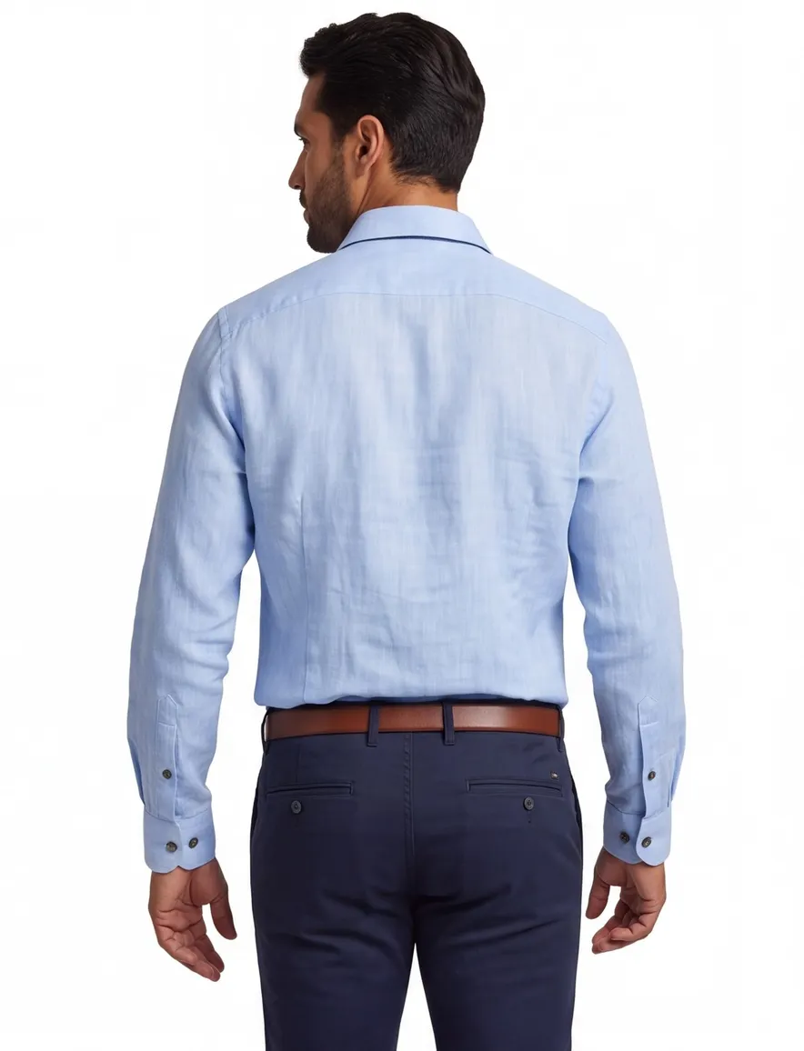 business overhemd lichtblauw John Miller Tailored Fit - Nieuw