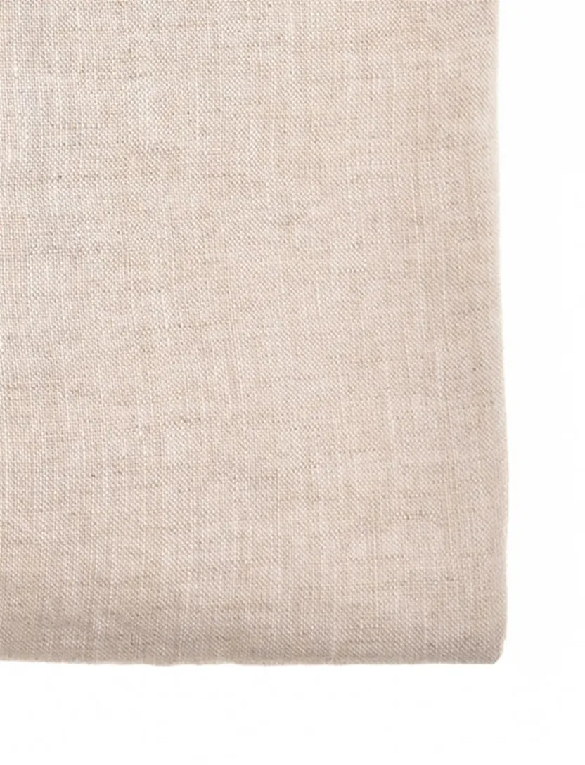 John Miller overhemd beige linnen Tailored Fit cutaway boord