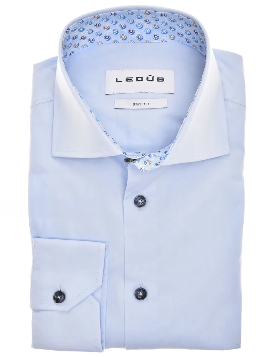 Ledub overhemd ml 7 lichtblauw