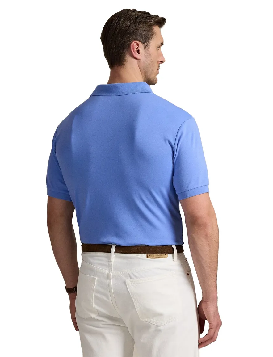 Big & Tall Polo Ralph Lauren polo middenblauw katoen