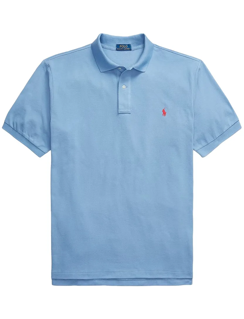 Big & Tall Polo Ralph Lauren polo blauw pique