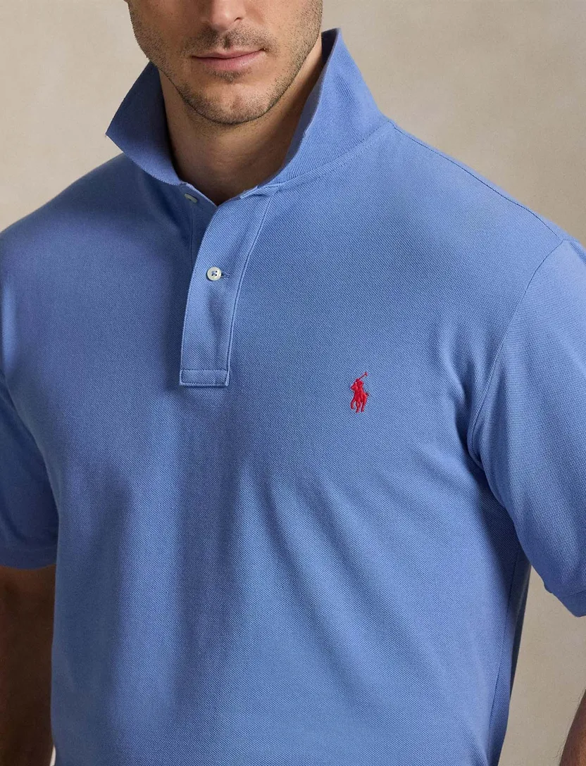 Big & Tall Polo Ralph Lauren polo blauw pique