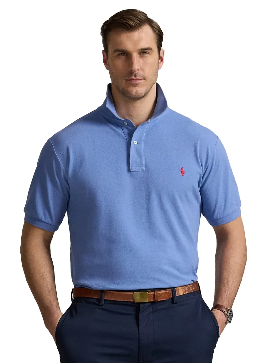 Big & Tall Polo Ralph Lauren polo blauw rood paard