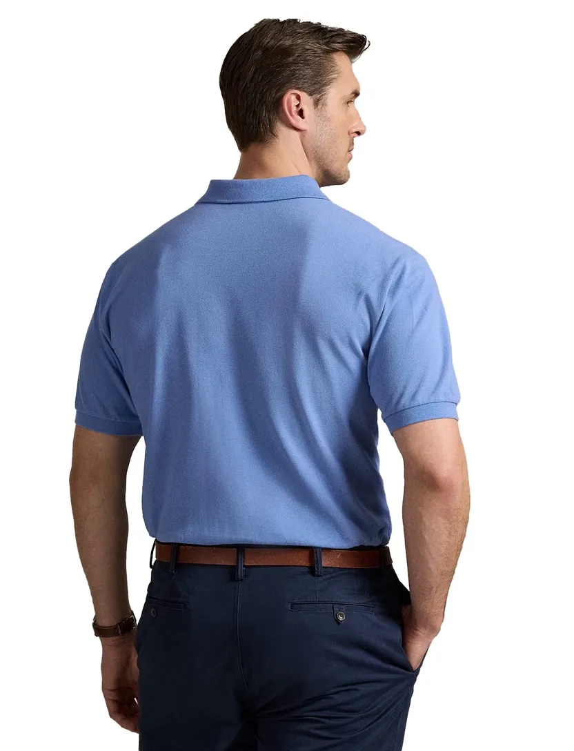 Big & Tall Polo Ralph Lauren polo blauw pique