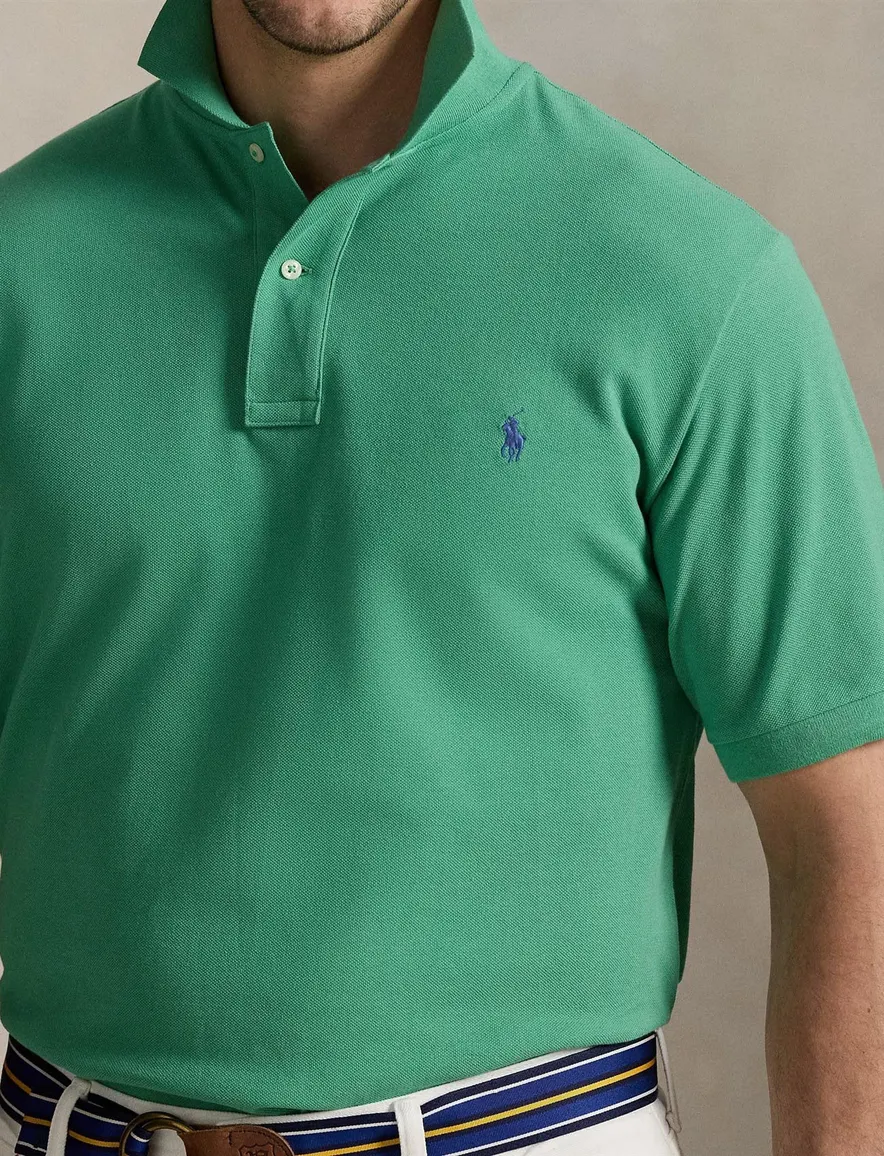 Big & Tall Polo Ralph Lauren polo groen pique