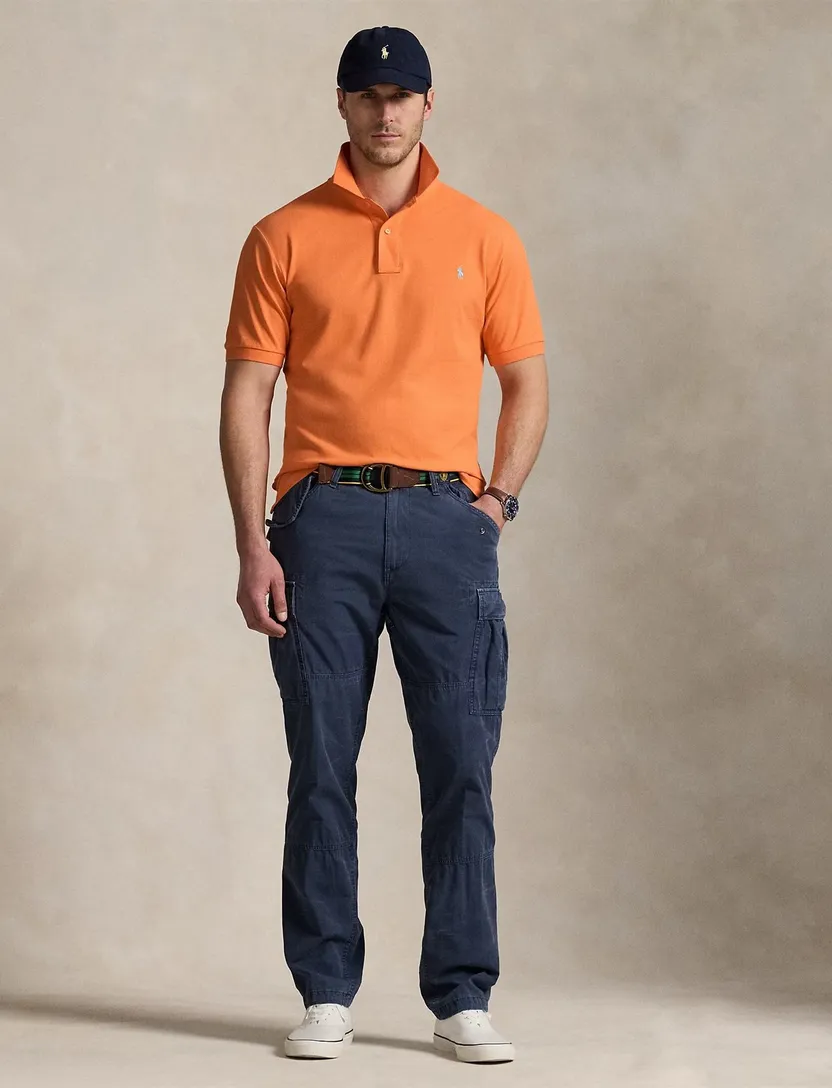 Big & Tall Polo Ralph Lauren polo oranje effen