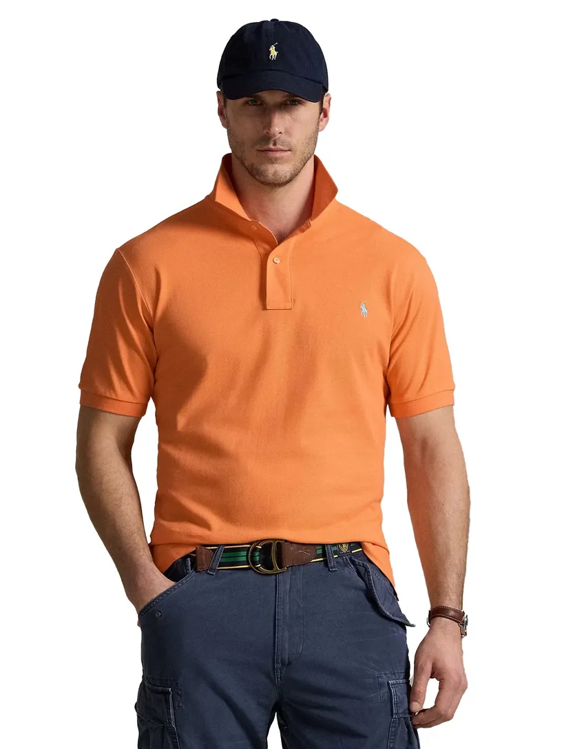 Big & Tall Polo Ralph Lauren polo oranje effen