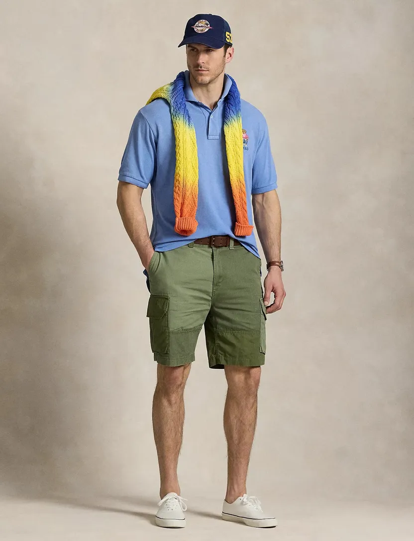 Polo Ralph Lauren polo blauw beer Big & Tall pique