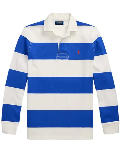 Polo Ralph Lauren Polo Ralph Lauren rugby trui wit blauw Big & Tall