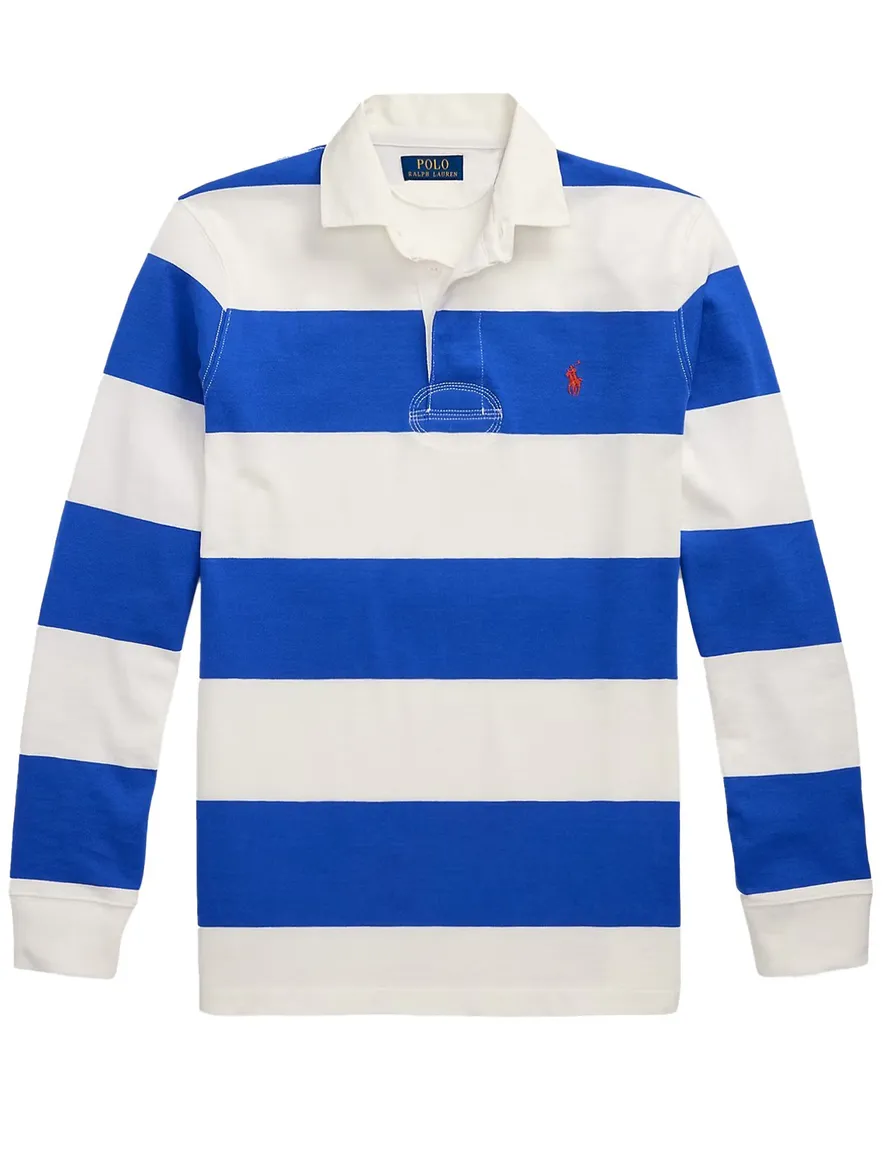 Polo Ralph Lauren rugby wit blauw