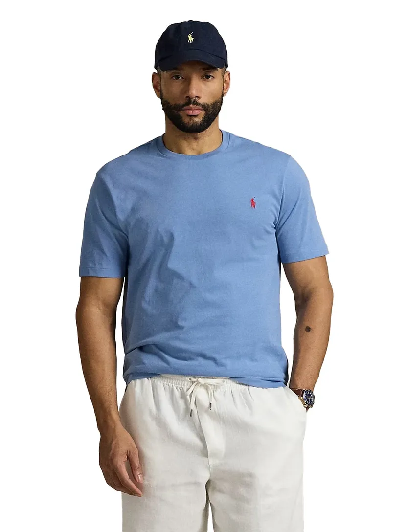 Polo Ralph Lauren T-shirt middenblauw katoen