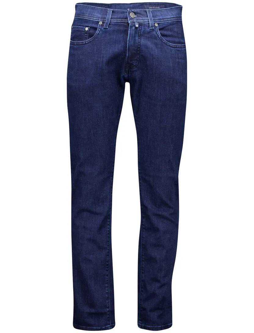 Donkerblauwe Pierre Cardin Future Flex jeans Lyon Tapered