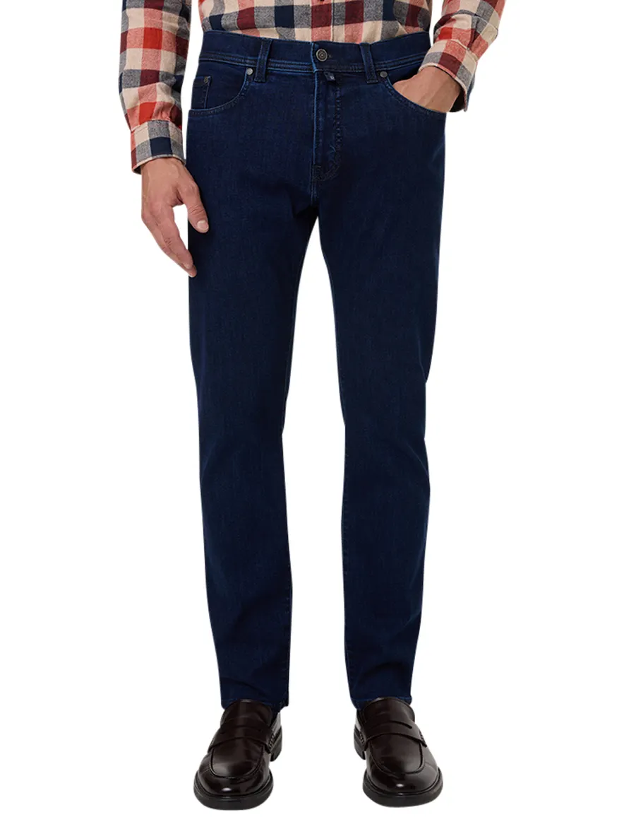 Pierre Cardin Future Flex jeans Lyon Tapered donkerblauw