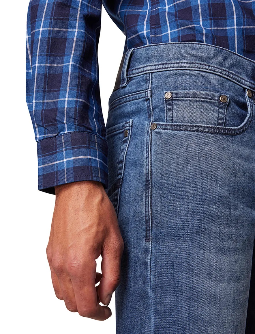 Pierre Cardin Lyon Future Flex jeans middenblauw