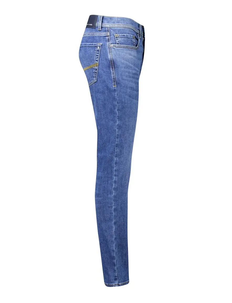 Pierre Cardin Lyon Future Flex jeans middenblauw