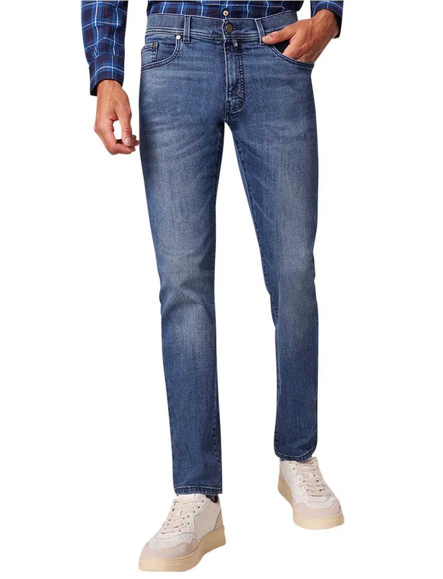 Pierre Cardin Lyon Future Flex jeans middenblauw