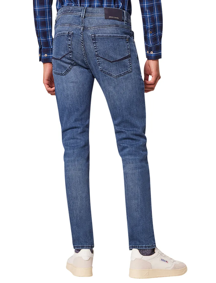 Pierre Cardin Lyon Future Flex jeans middenblauw