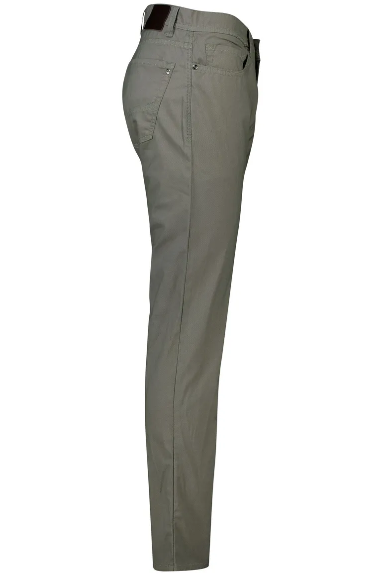 Pierre Cardin groen Pantalon 5-p tapered fit