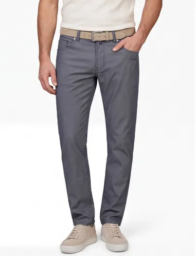 Pierre Cardin Pierre Cardin Lyon tapered pantalon blauw