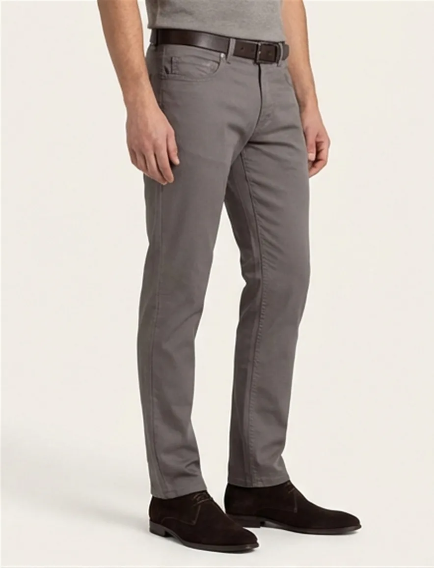 Pierre Cardin Lyon tapered future flex pantalon grijs