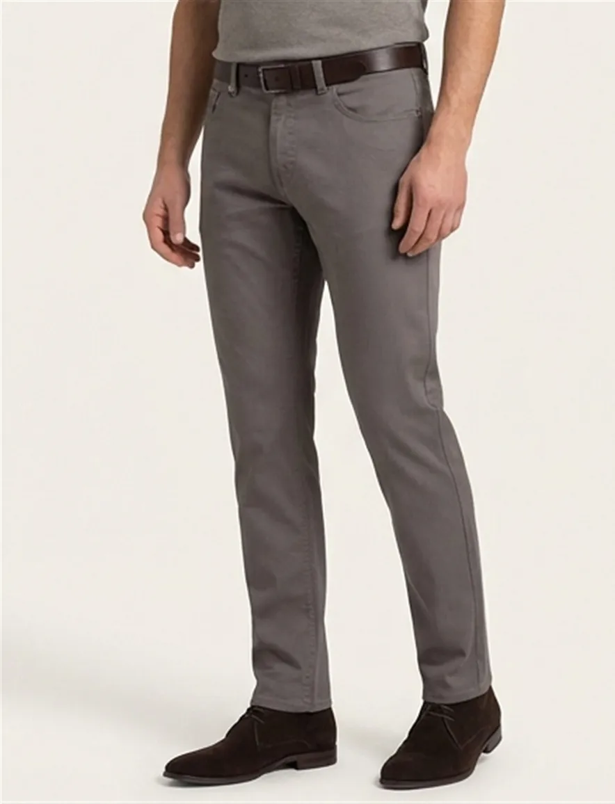 Pierre Cardin Lyon tapered future flex pantalon grijs