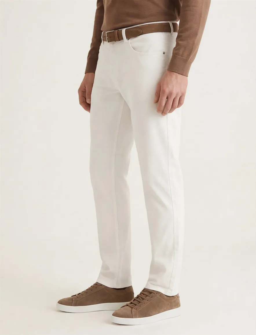 Pierre Cardin Pantalon 5-p creme Lyon