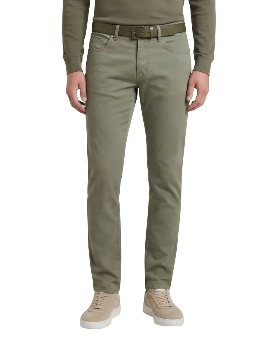 Pierre Cardin groen Pantalon 5-p modern fit