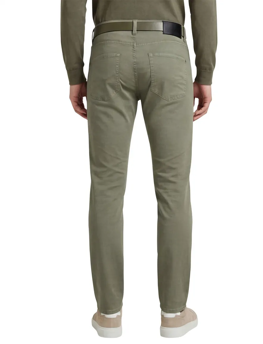 Pierre Cardin groen Pantalon 5-p modern fit