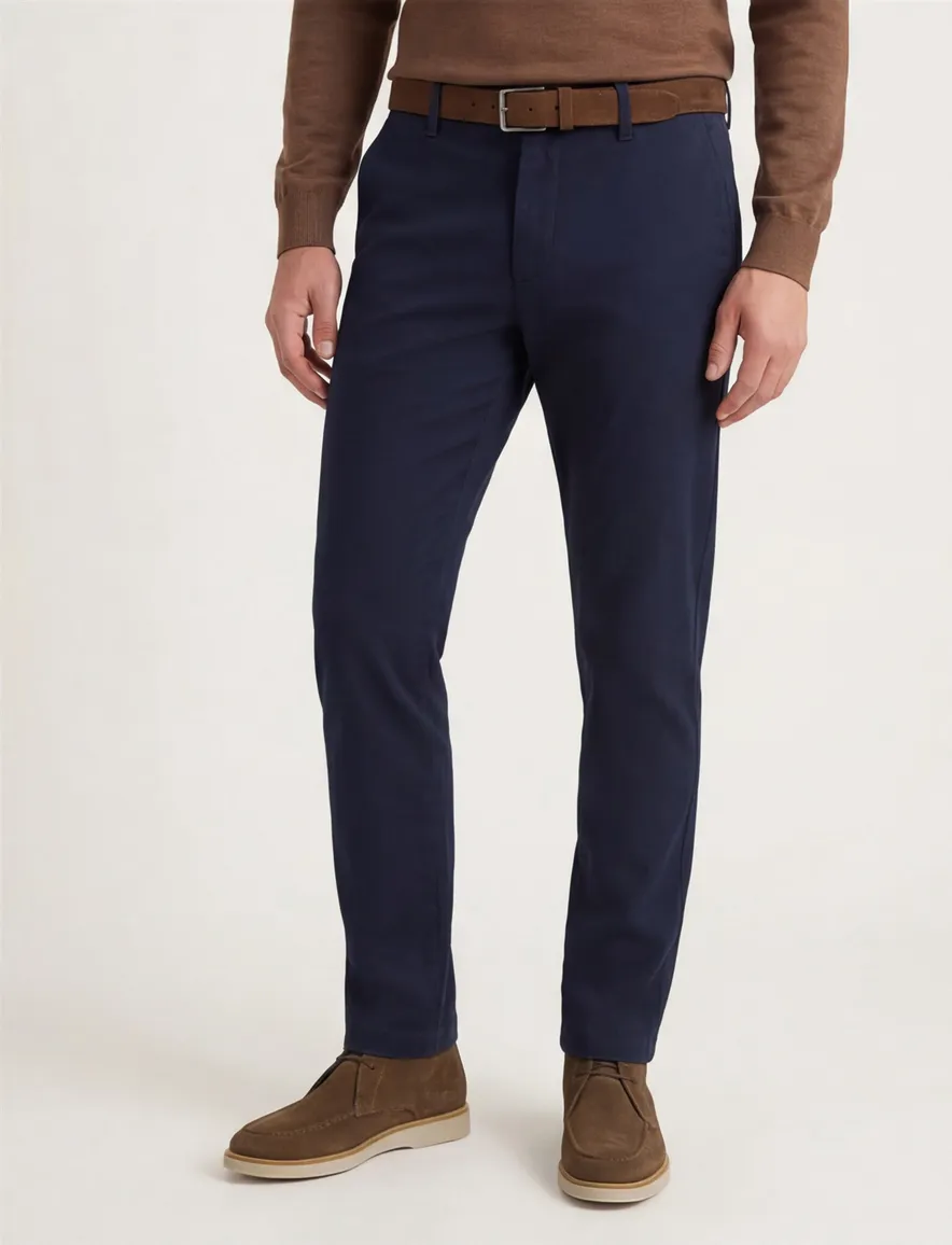 Pierre Cardin pantalon donkerblauw effen normale fit