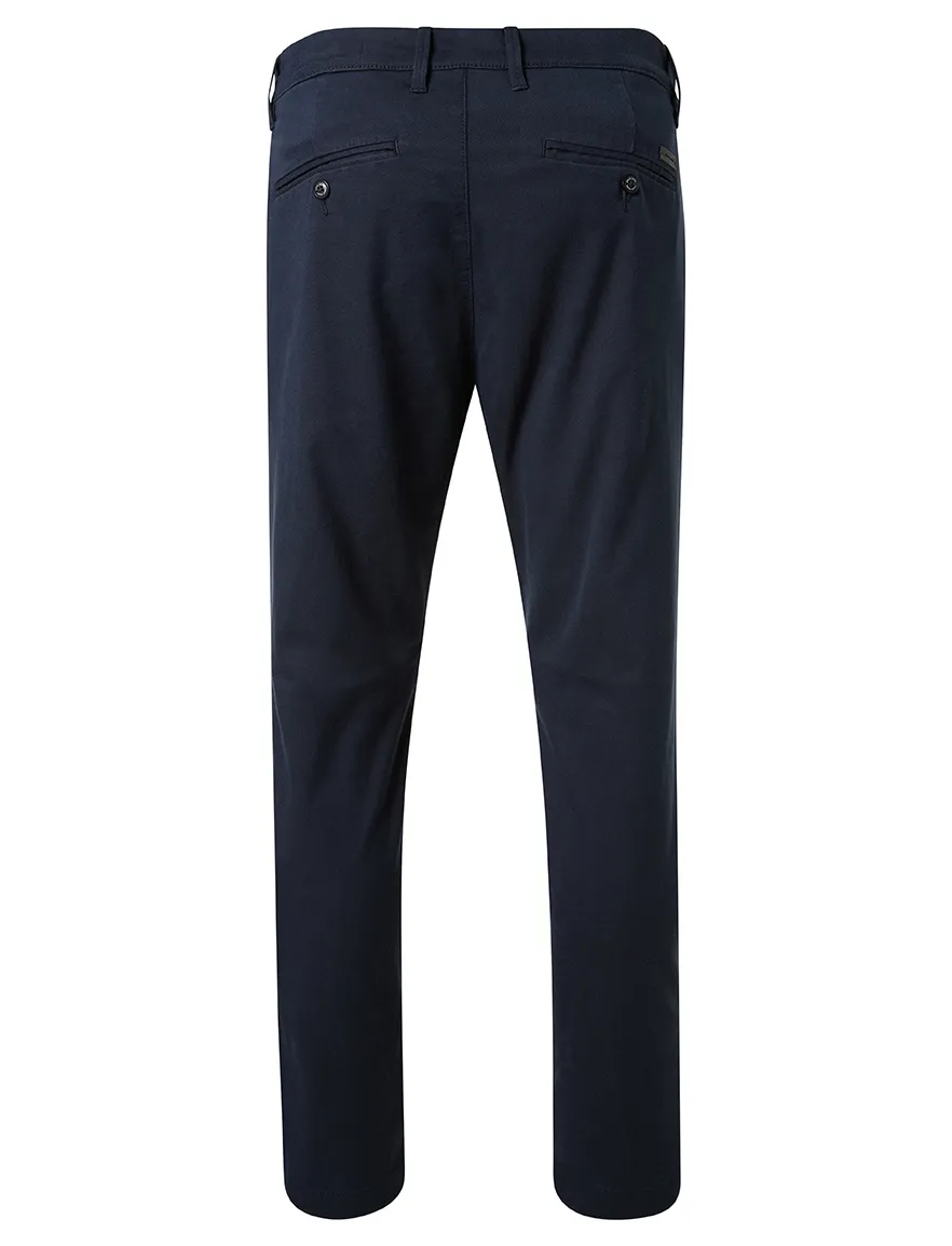 Pierre Cardin pantalon donkerblauw effen normale fit