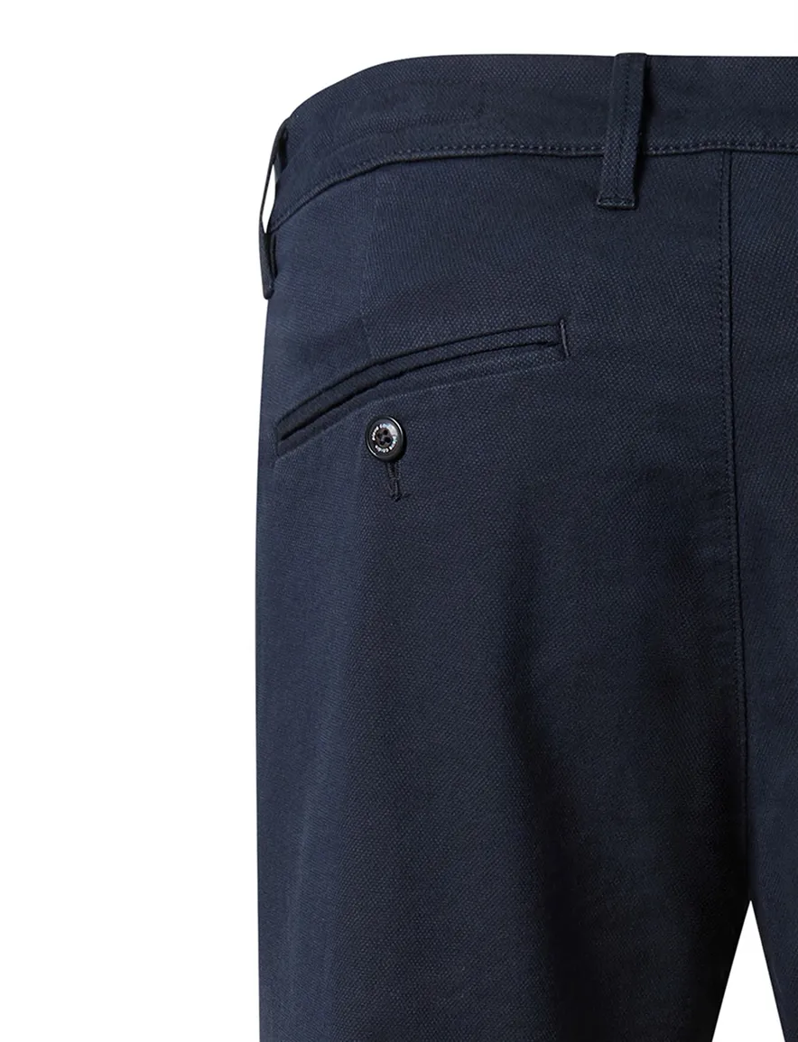 Pierre Cardin pantalon donkerblauw effen normale fit