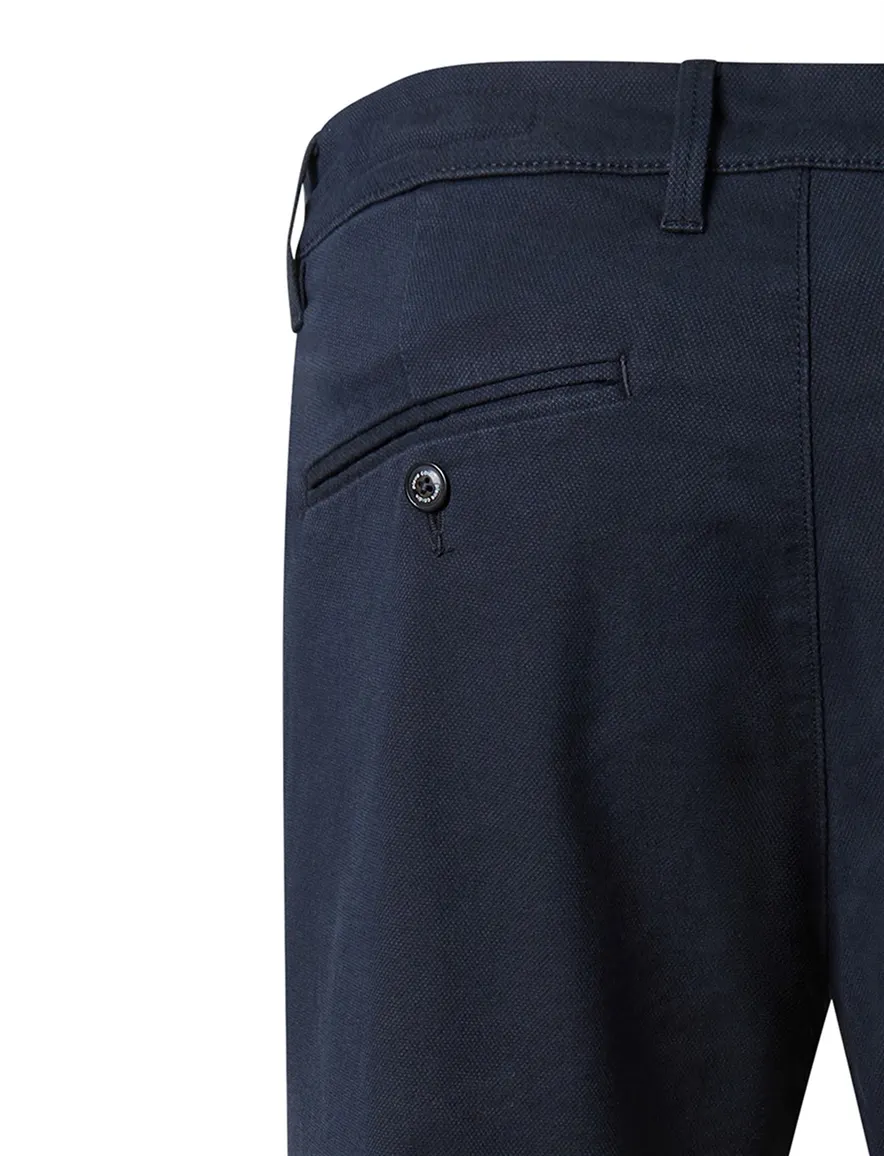 Pierre Cardin pantalon donkerblauw effen normale fit