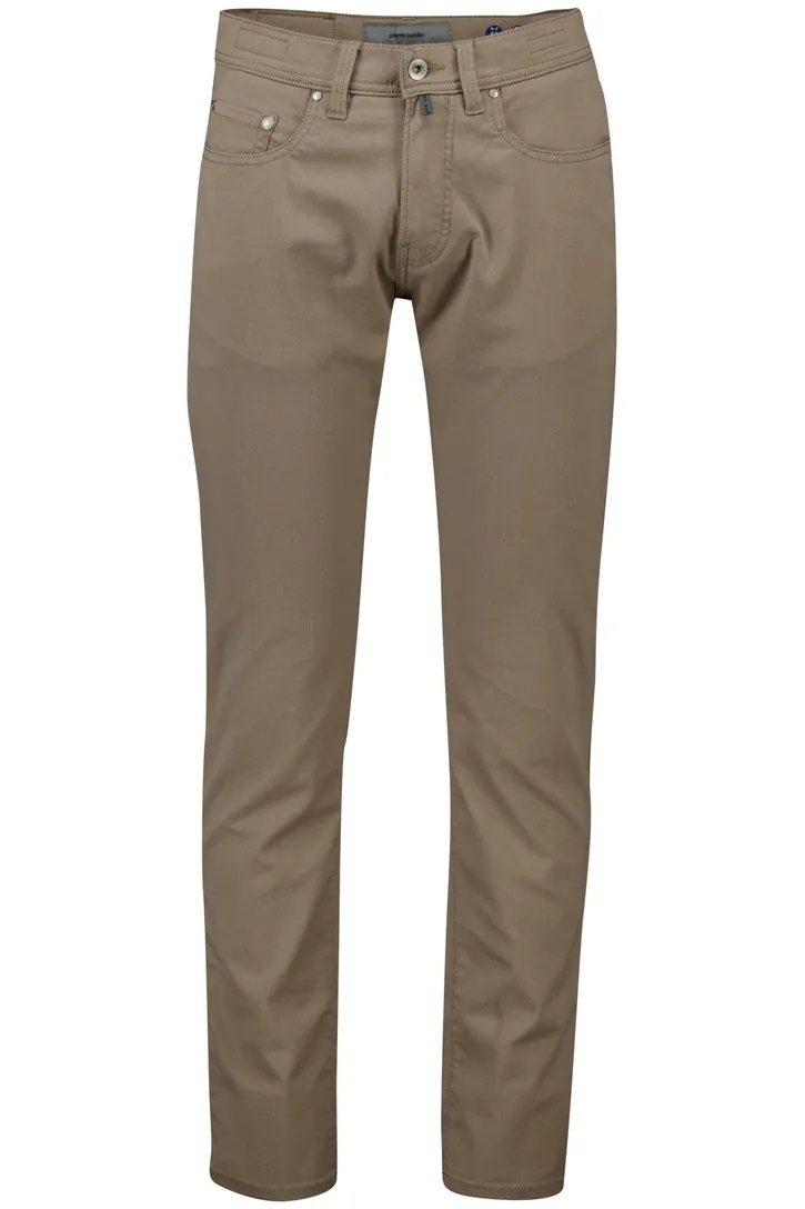 Pierre Cardin Lyon Tapered fit broek bruin