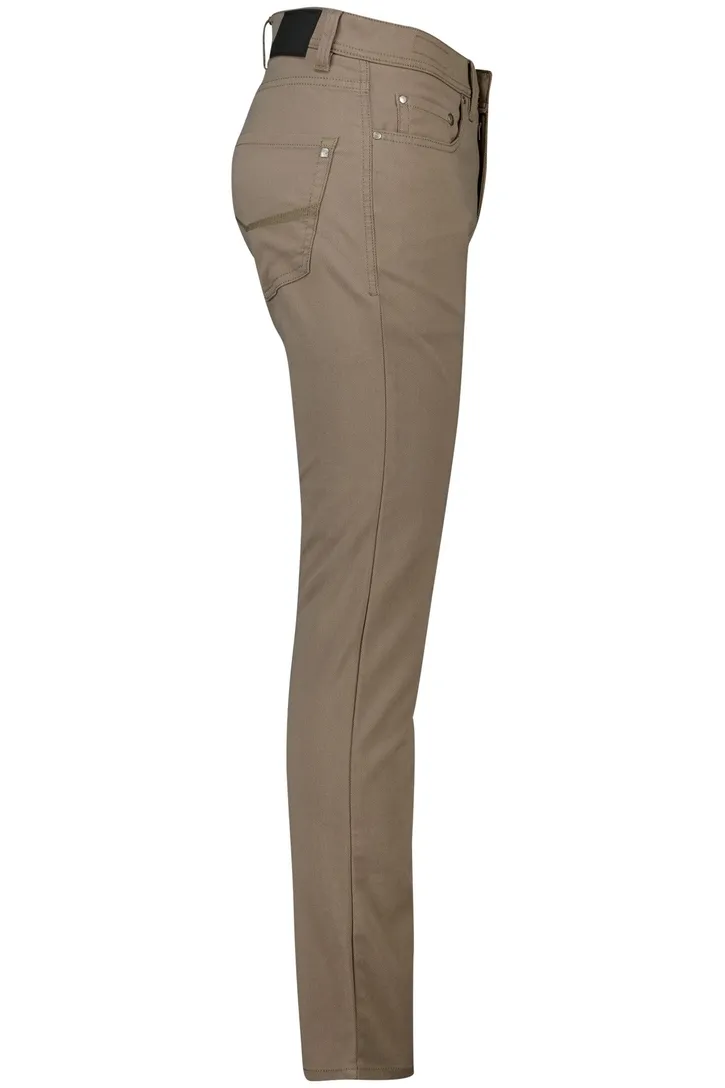 Pierre Cardin Lyon Tapered fit broek bruin