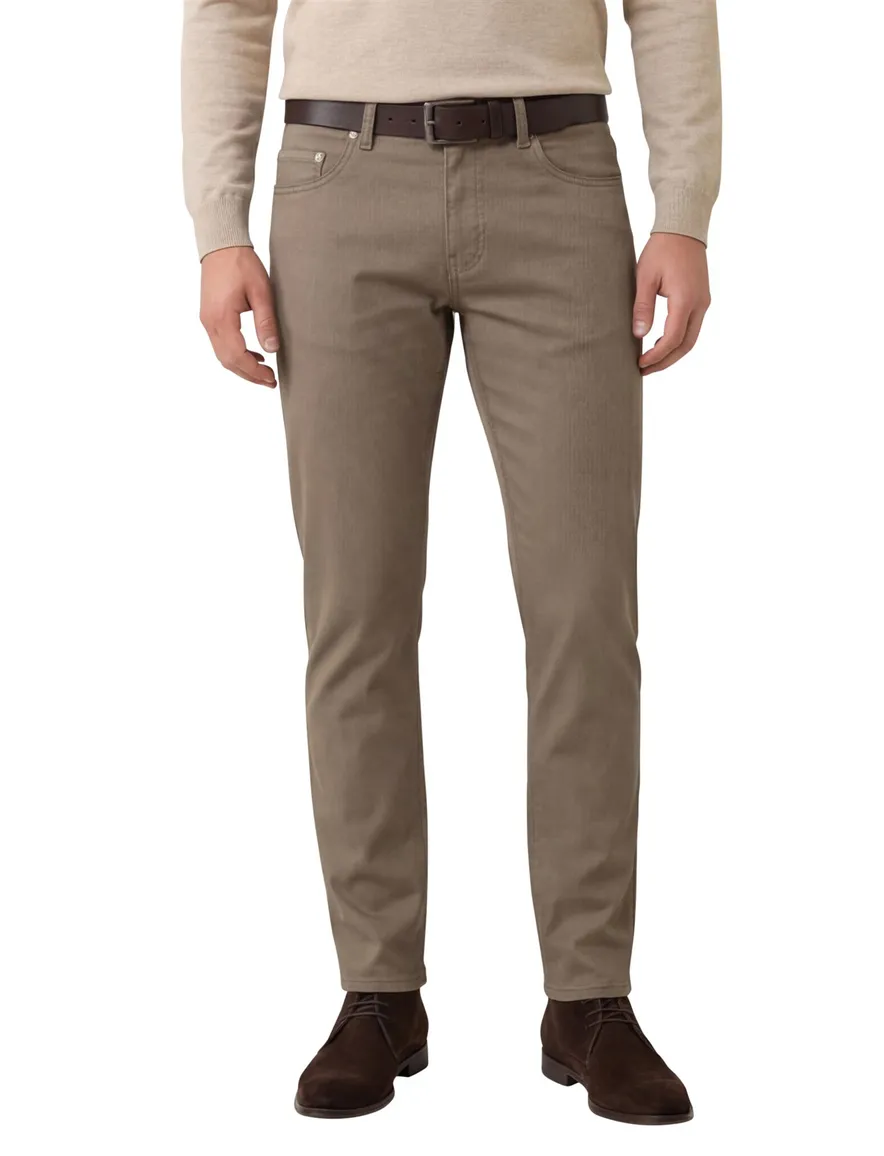 jeans bruin Pierre Cardin Lyon Tapered fit