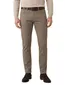 Pierre Cardin Lyon tapered fit broek bruin