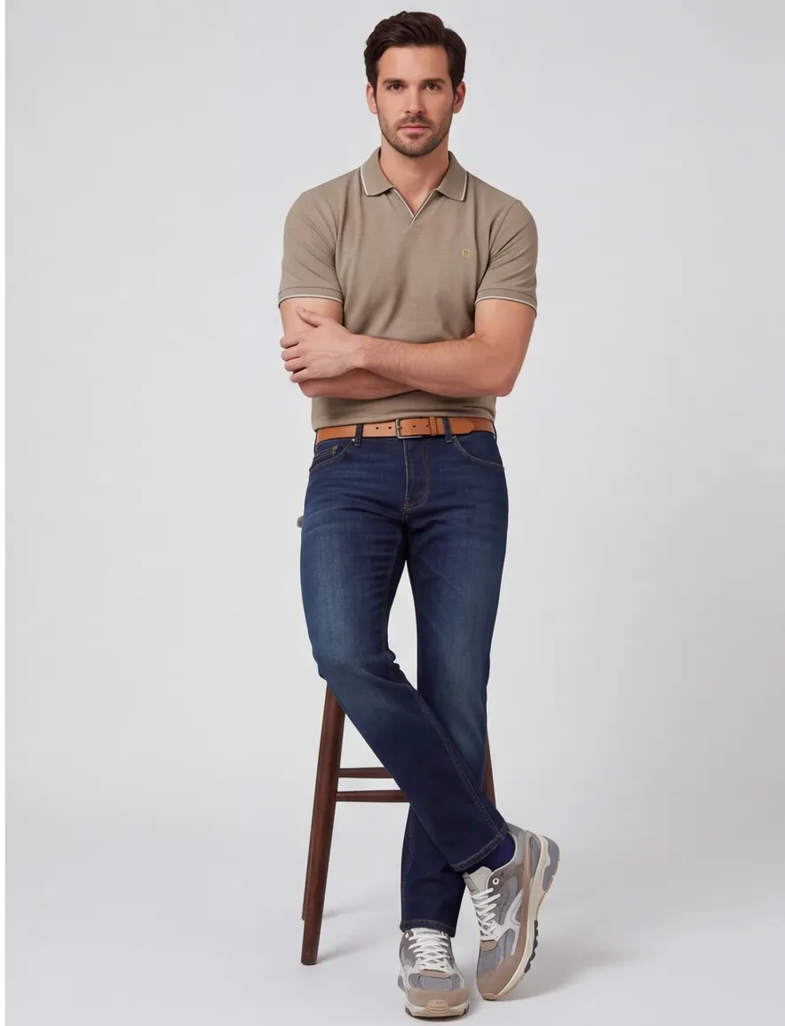 jeans donkerblauw Pierre Cardin Laval