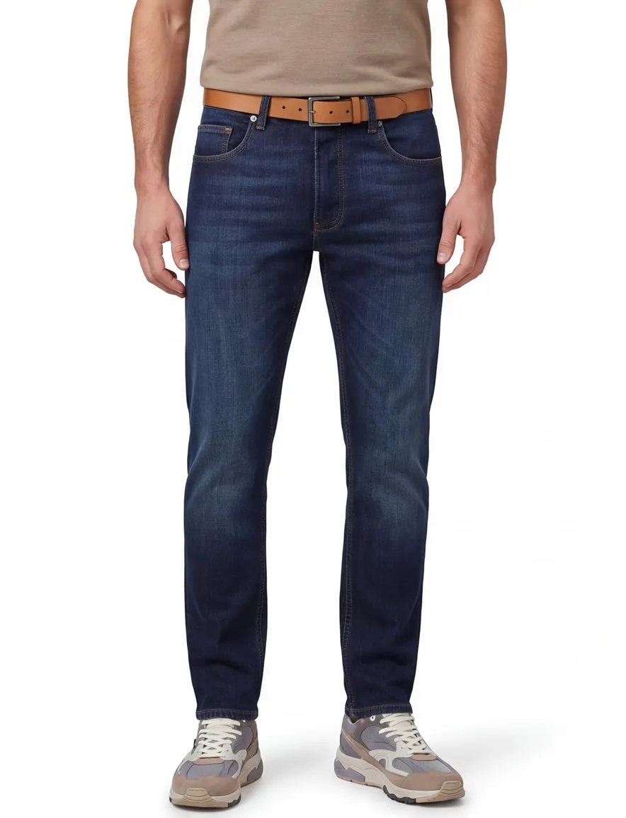 Pierre Cardin Laval jeans donkerblauw denim