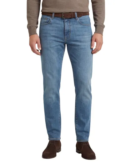 Pierre Cardin Pierre Cardin Laval jeans effen blauw denim normale fit