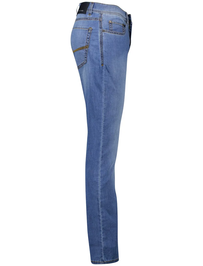 Pierre Cardin 5-p jeans blauw katoen